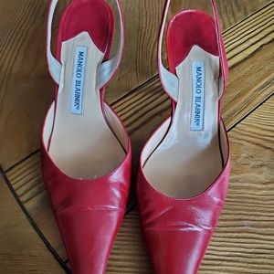 Manolo Blahnik kitten heels